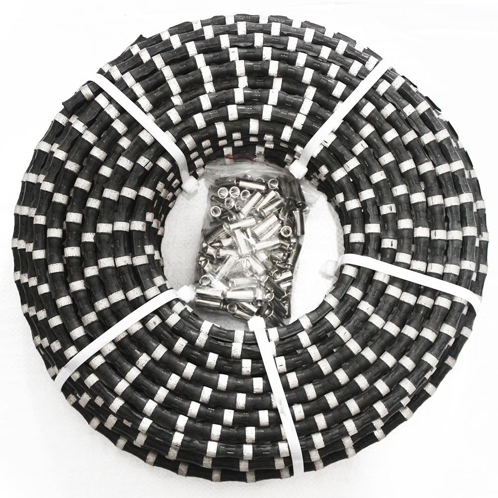 Corda de fio de diamante de corte de granito feito na fábrica mais vendida para corte de pedra